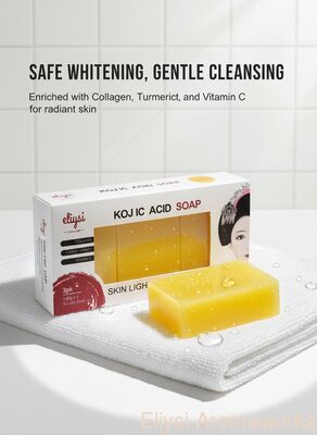 Sabun Asam Kojic Kuning 3 Buah Vitamin C Dan Kunyit Sabun 100g