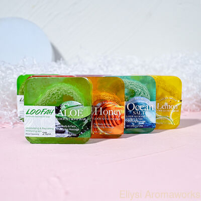 Хорошая цена Мультиароматическое эфолирующее мыло Loofah OEM / ODM Square Soap Bar онлайн