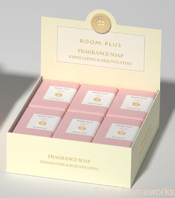 Buen precio 200g de peso Premium Perfume Bath Soap con embalaje de caja de regalos y múltiples opciones de fragancias para promociones estacionales en línea