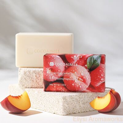 Buen precio Jabón Perfumado a Fruta de 200g Caja de Regalo OEM Jabón Rectangular con Múltiples Opciones de Fragancia en línea