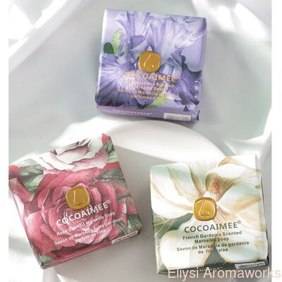 Buen precio Jabón de Marsella tradicional perfumado de 200g con opciones de fragancia personalizadas para la limpieza diaria en línea