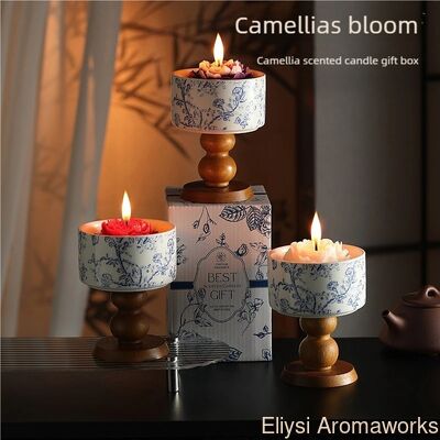 Bom preço Candela perfumada de porcelana de soja OEM Candela perfumada personalizada 200g Para presentes de luxo on-line