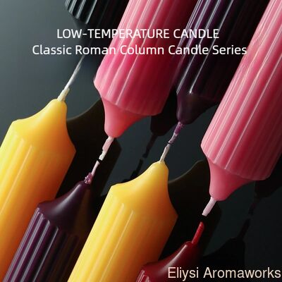 قیمت خوب شمع عطر دار سویا OEM شمع ستون بلند روم 110g با زمان سوختن حدود 27 ساعت آنلاین