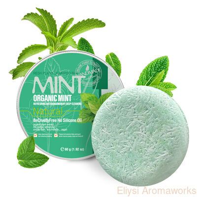 Goede prijs Oliecontrole Munt Shampoo Bar Private Label OEM Haarverzorgingszeep online